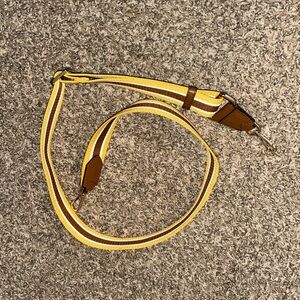 Michael Kors Striped Leather Purse Strap